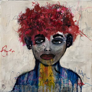 Simon - 40x40 cm portrætmaleri
