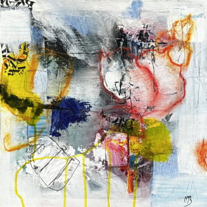Sommer - Akrylmaleri 40x40 cm